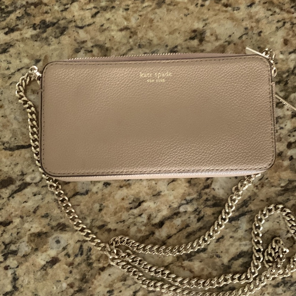 Kate Spade double zipper New York mini crossbody bag